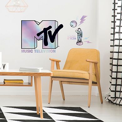 RoomMates MTV Holographic Peel & Stick Wall Decals