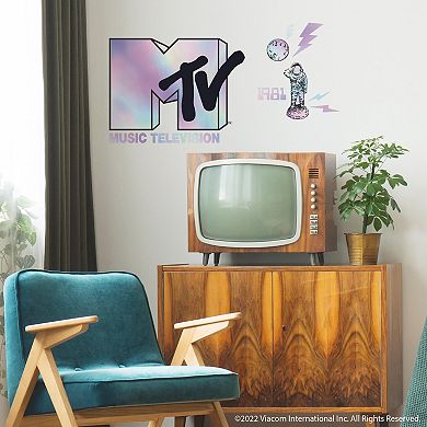 RoomMates MTV Holographic Peel & Stick Wall Decals
