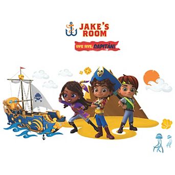 RoomMates Santiago of the Seas Giant Peel & Stick Wall Decals 131 pc Set