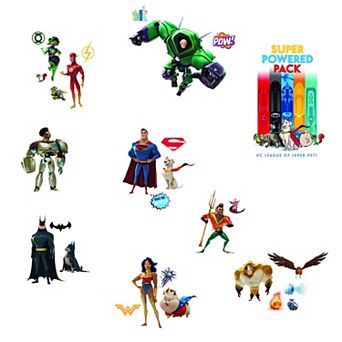 RoomMates DC League Of Super Pets Peel & Stick Wall Decals
