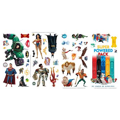 RoomMates DC League Of Super Pets Peel & Stick Wall Decals