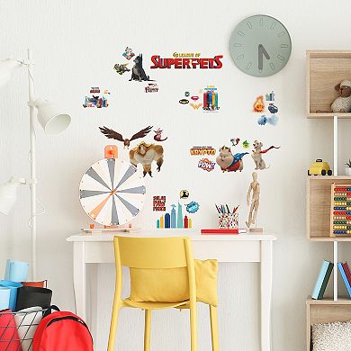 RoomMates DC League Of Super Pets Peel & Stick Wall Decals