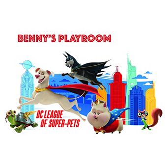 RoomMates DC Super Pets Giant Peel & Stick Wall Decals