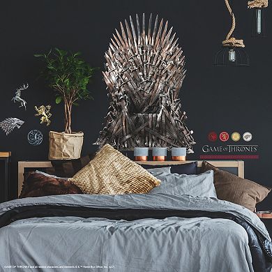 RoomMates Game Of Thrones Iron Throne Giant Peel & Stick Wall Decals