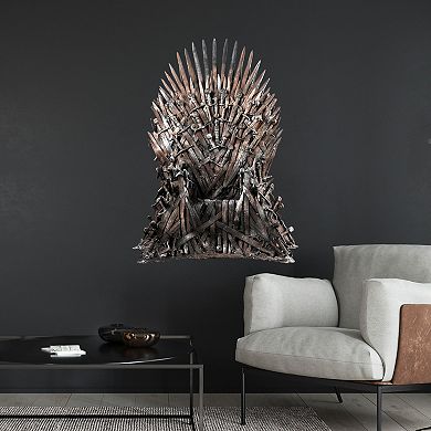 RoomMates Game Of Thrones Iron Throne Giant Peel & Stick Wall Decals