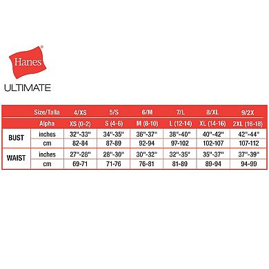 Hanes Originals Ultimate 2-Pack Stretch Cotton Triangle Bralette DHO101
