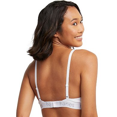 Hanes® Originals Ultimate® 2-Pack Stretch Cotton Triangle Bralette DHO101