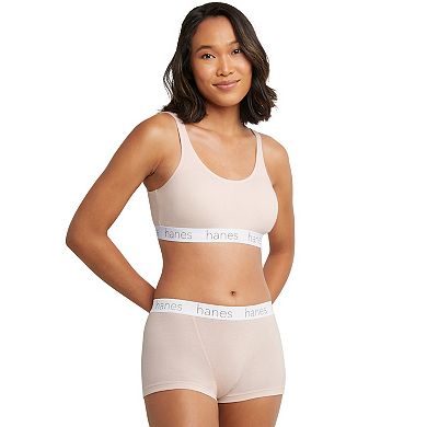 Hanes® Ultimate® Originals 2-Pack Stretch Cotton Bralette DHO102