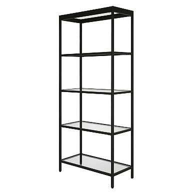 Finley & Sloane Alexis Wide Rectangular 4-Shelf Bookcase