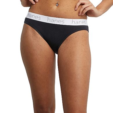 Women’s Hanes Ultimate Originals 3-Pack Cotton Stretch Bikini Underwear 45UOBK