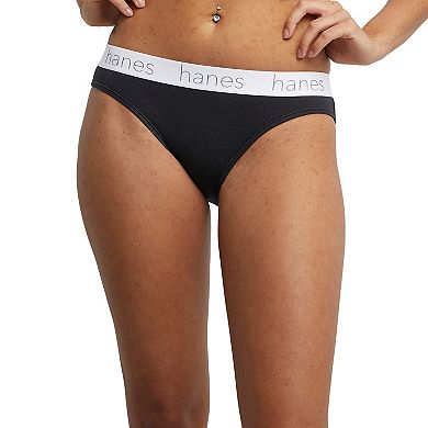 Women&rsquo;s Hanes Ultimate Originals 3-Pack Cotton Stretch Bikini Underwear 45UOBK