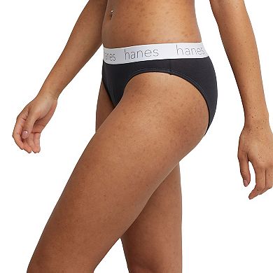 Women’s Hanes Ultimate Originals 3-Pack Cotton Stretch Bikini Underwear 45UOBK