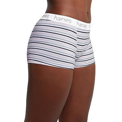 Women&rsquo;s Hanes Ultimate Originals 3-Pack Cotton Stretch Boxer Brief Underwear 45UOBB