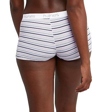 Women&rsquo;s Hanes Ultimate Originals 3-Pack Cotton Stretch Boxer Brief Underwear 45UOBB