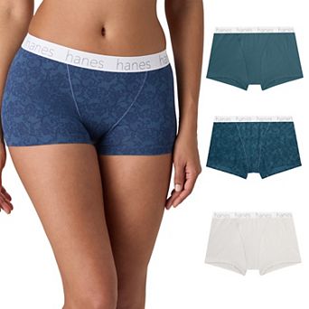 Hanes Originals Ultimate 3-Pack Stretch Cotton Boxer Brief Underwear 45UOBB