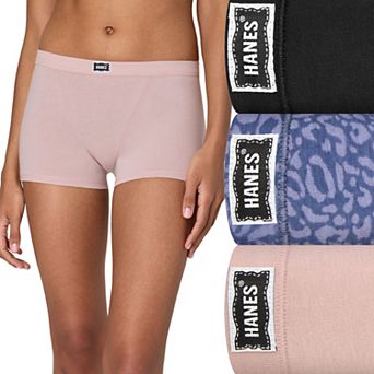 Hanes Originals Ultimate 3-Pack Vintage Stretch Cotton Boxer Brief Underwear 45VOBB