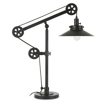 Finley & Sloane Descartes Adjustable Pulley System Table Lamp