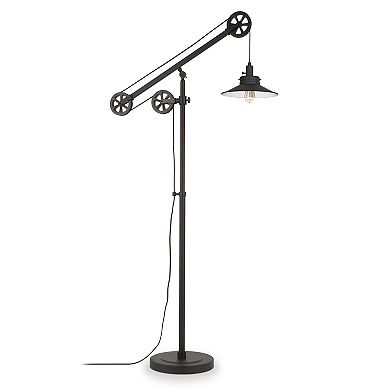 Finley & Sloane Descartes Pulley System Floor Lamp