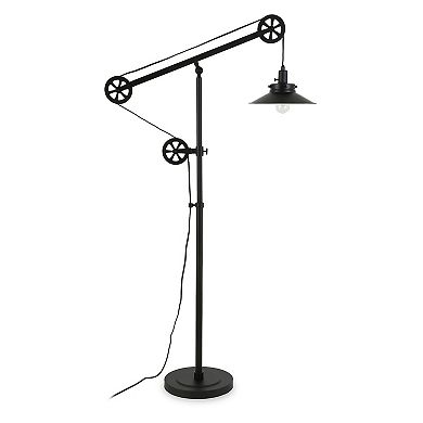 Finley & Sloane Descartes Pulley System Floor Lamp