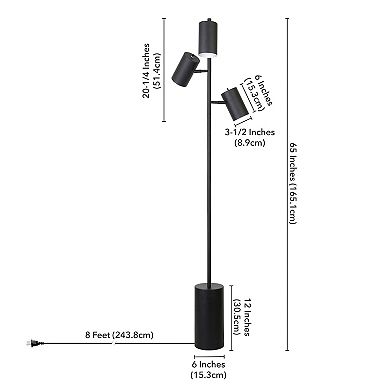 Finley & Sloane Dorset 3-Light Floor Lamp