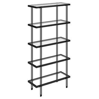 Finley & Sloane Inez Rectangular 4-Shelf Bookcase