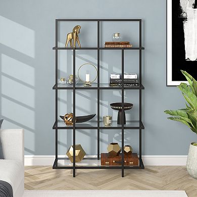 Finley & Sloane Ingels Rectangular 4-Shelf Bookcase