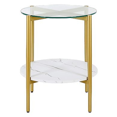 Finley & Sloane Otto Round End Table