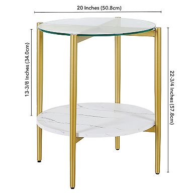 Finley & Sloane Otto Round End Table