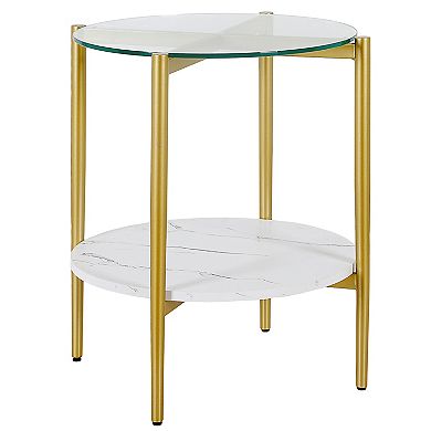 Finley & Sloane Otto Round End Table