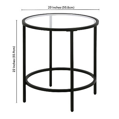 Finley & Sloane Sivil Round End Table