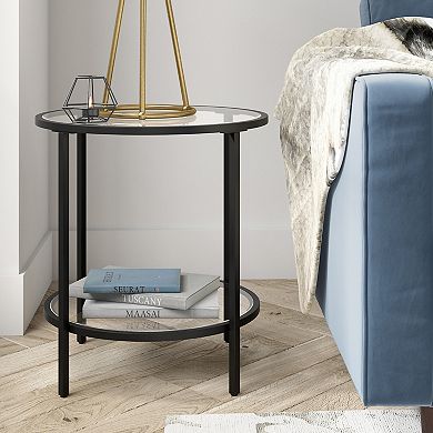 Finley & Sloane Round Sivil End Table