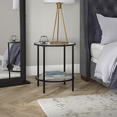 Finley & Sloane Round Sivil End Table