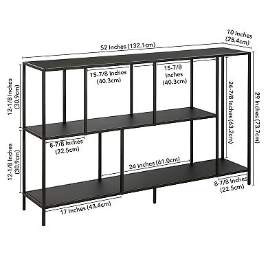 Finley & Sloane Winthrop Rectangular 2-Shelf Console Table