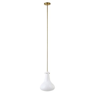 Finley & Sloane Yuri Milk Glass Pendant Ceiling Light