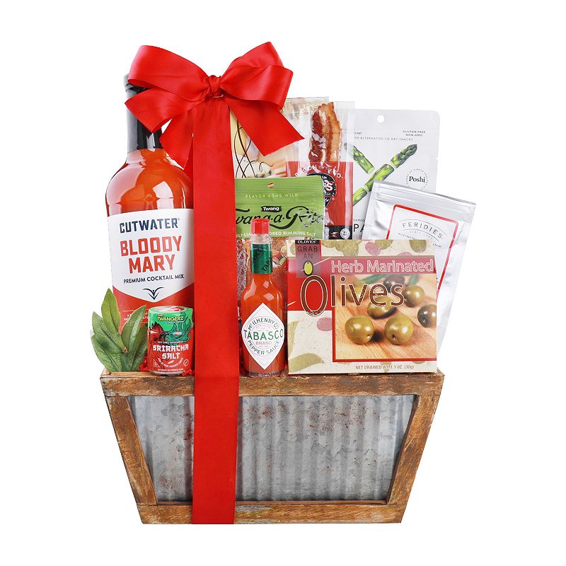 Alder Creek Gift Baskets Boody Mary Essentials Crate, Multicolor