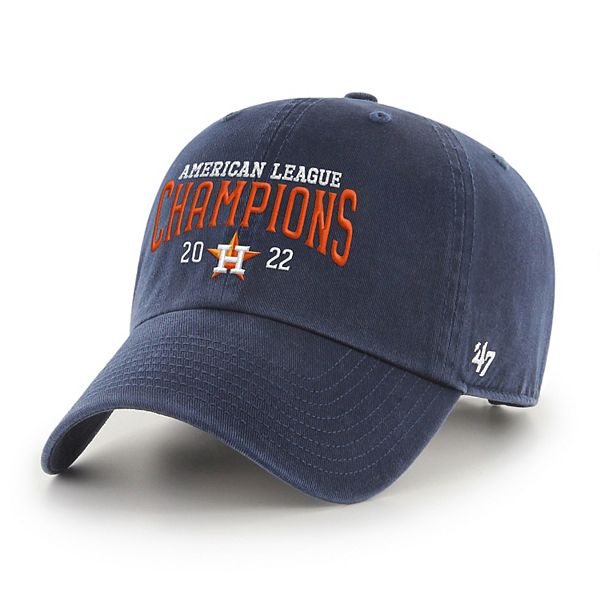 Adult '47 Brand Houston Astros 2022 American League Champions Clean Up Hat