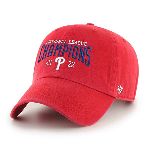 Philadelphia Phillies New Era 2022 National League Champions 9FORTY  Adjustable Hat - Gray