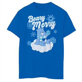 Boys 8-20 Care Bears Grumpy Snow Cloud Christmas Graphic Tee