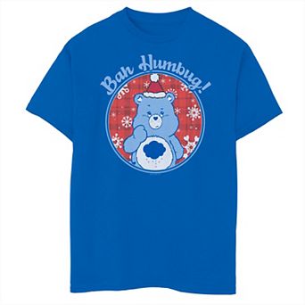 Boys 8-20 Care Bears Grumpy Holidays Bah Humbug Graphic Tee