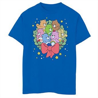 Boys 8-20 Care Bear Christmas Wreath Little Stars Graphic Tee