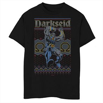 Boys 8-20 DC Comics Justice League Darkseid Christmas Ugly Sweater Graphic Tee