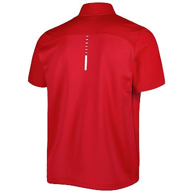 Men's Under Armour Red Wisconsin Badgers Motivate 2.0 Half-Zip Jacket