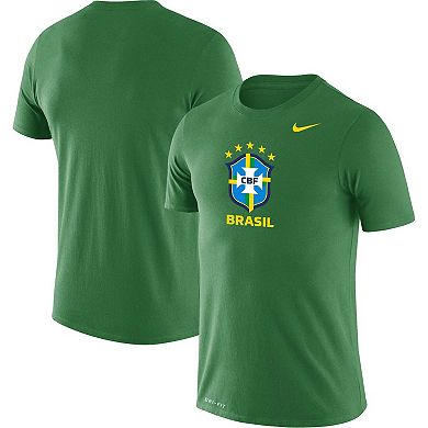 Men's Nike Green Brazil National Primary Legend Performance T- Shirt