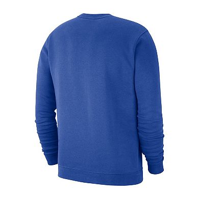 Men's Nike Royal Brazil National Team Fleece Pullover Sweatshirt