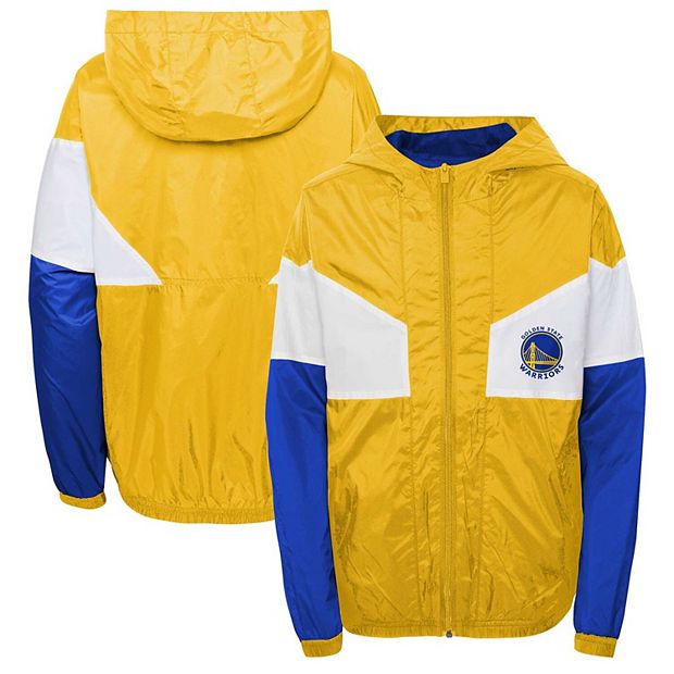 Golden state warriors outlet windbreaker jacket