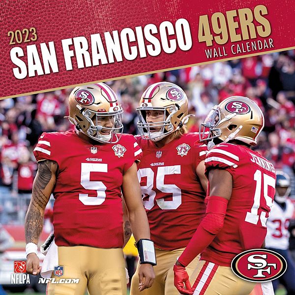 THE SAN FRANCISCO 49ERS 2023 REGULAR SEASON 19”x13” SCHEDULE POSTER