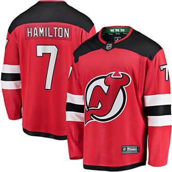 Men's Fanatics Branded Dougie Hamilton Red New Jersey Devils Home Premier Breakaway Player Jersey