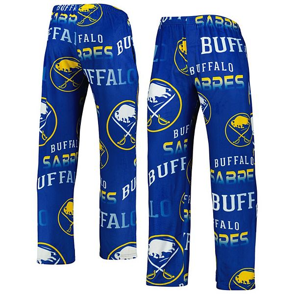 Concepts Sports Men's Buffalo Sabres Blue Mainstream Cuffed Pants, Small