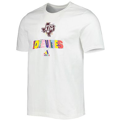 Men's adidas White Texas A&M Aggies Pride Fresh T-Shirt