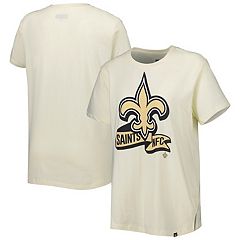 New Era Women's New Orleans Saints Burnout Black T-Shirt